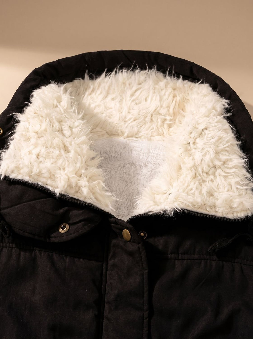 Mia | Women's Faux-Fur Collar Drawstring Waist Winter Parka Coat