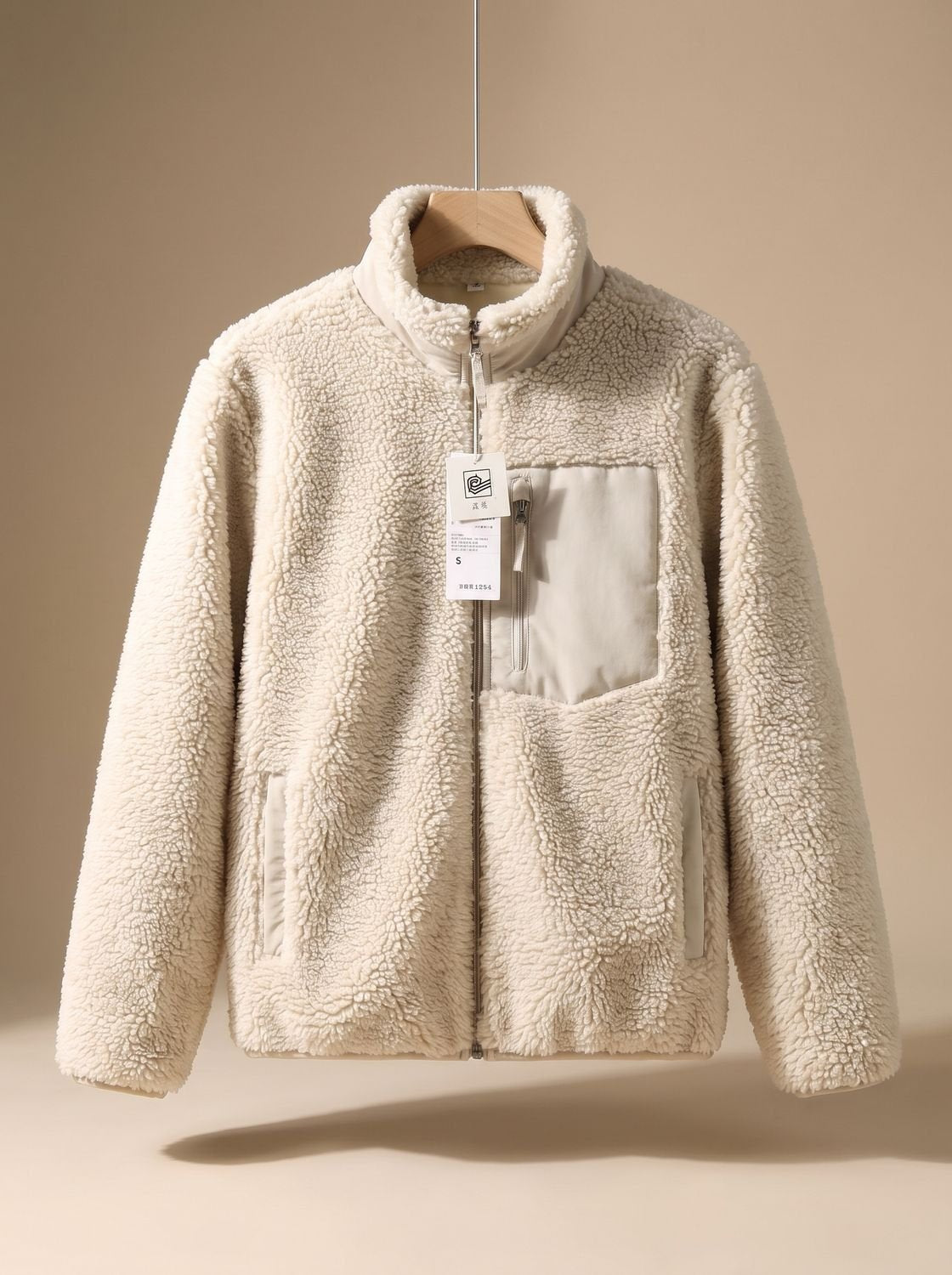Eleanor | Women's Full Zip-Up Sherpa Fleece Relaxed-Fit Jacket