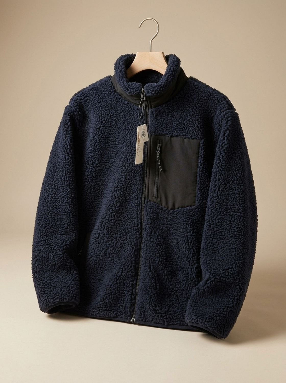 Eleanor | Women's Full Zip-Up Sherpa Fleece Relaxed-Fit Jacket