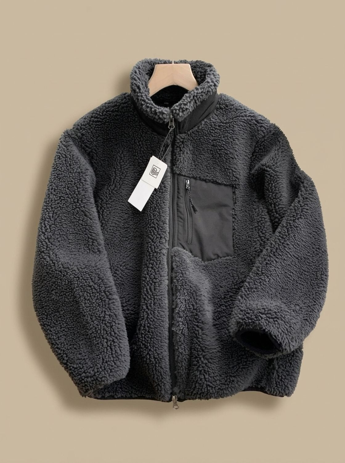 Eleanor | Women's Full Zip-Up Sherpa Fleece Relaxed-Fit Jacket