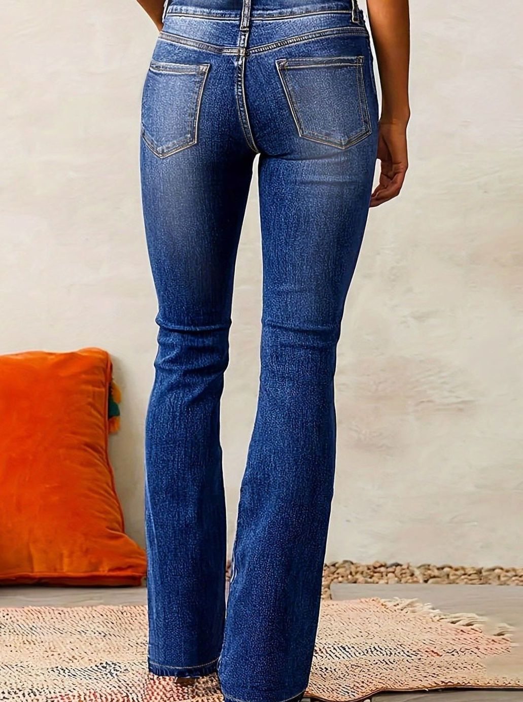 Scarlett | Women's High-Waist Flare Bootcut Pants Stretch Denim Jeans