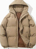 Isabella | Women's Hooded Quilted Puffer Jacket Zip-Up Drawstring