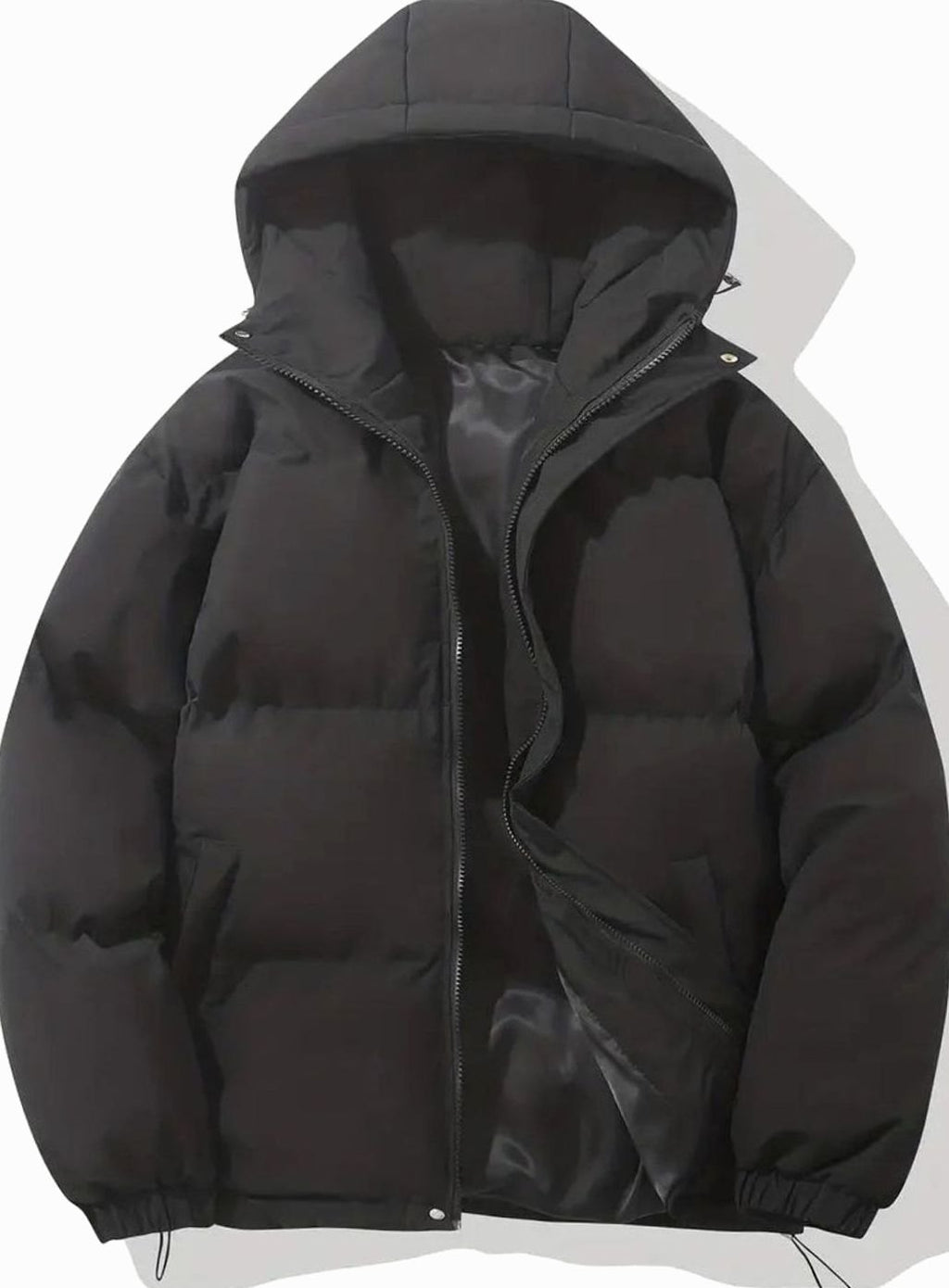 Isabella | Women's Hooded Quilted Puffer Jacket Zip-Up Drawstring