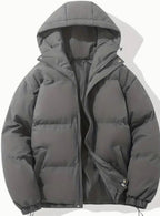 Isabella | Women's Hooded Quilted Puffer Jacket Zip-Up Drawstring
