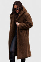 Madison | Women's Jacket Oversized Long Teddy Fleece Winter Coat