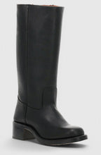 Penelope | Women's Leather Stacked-Heel Knee-High Boots