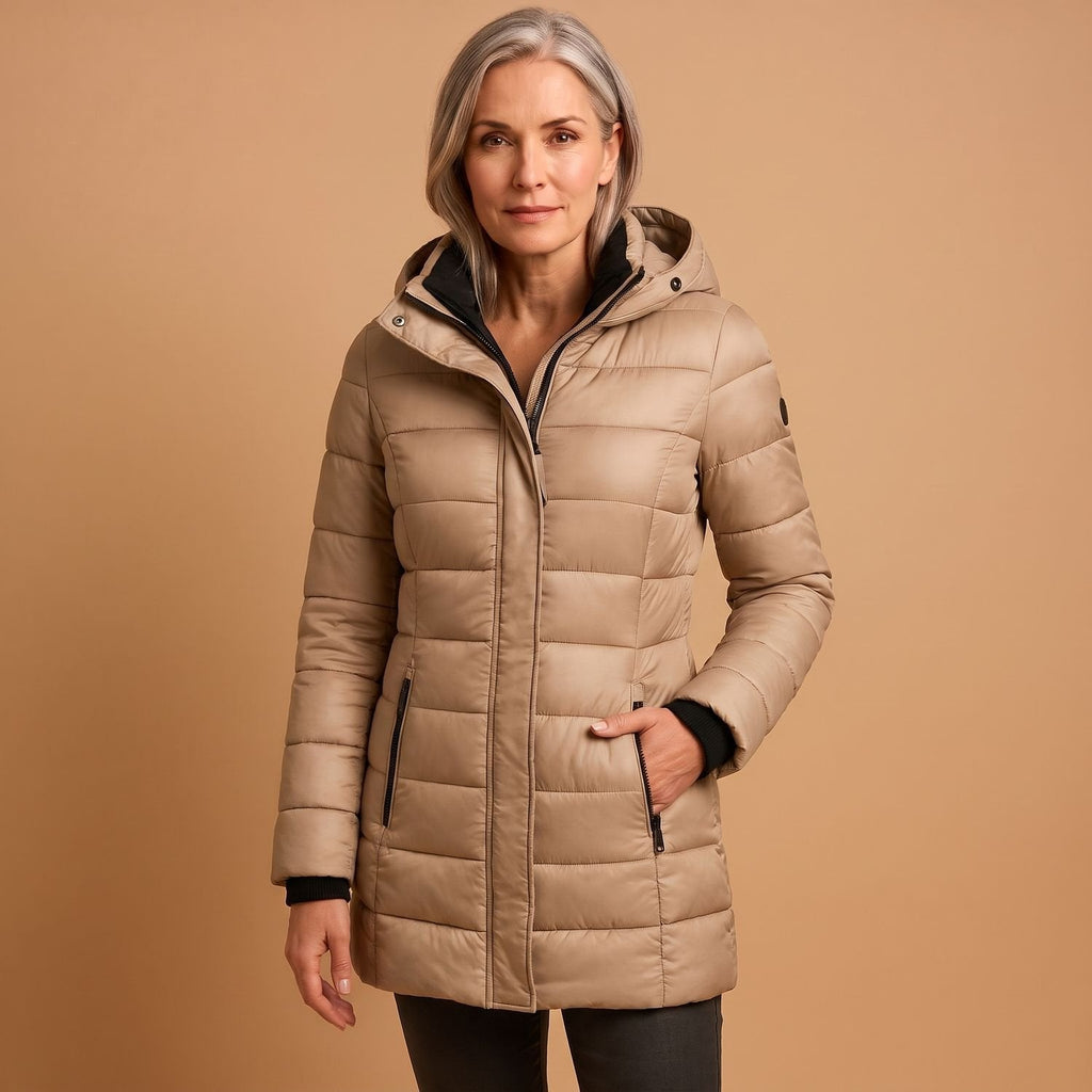 Penelope | Women's Lightweight Hooded Quilted Puffer Jacket