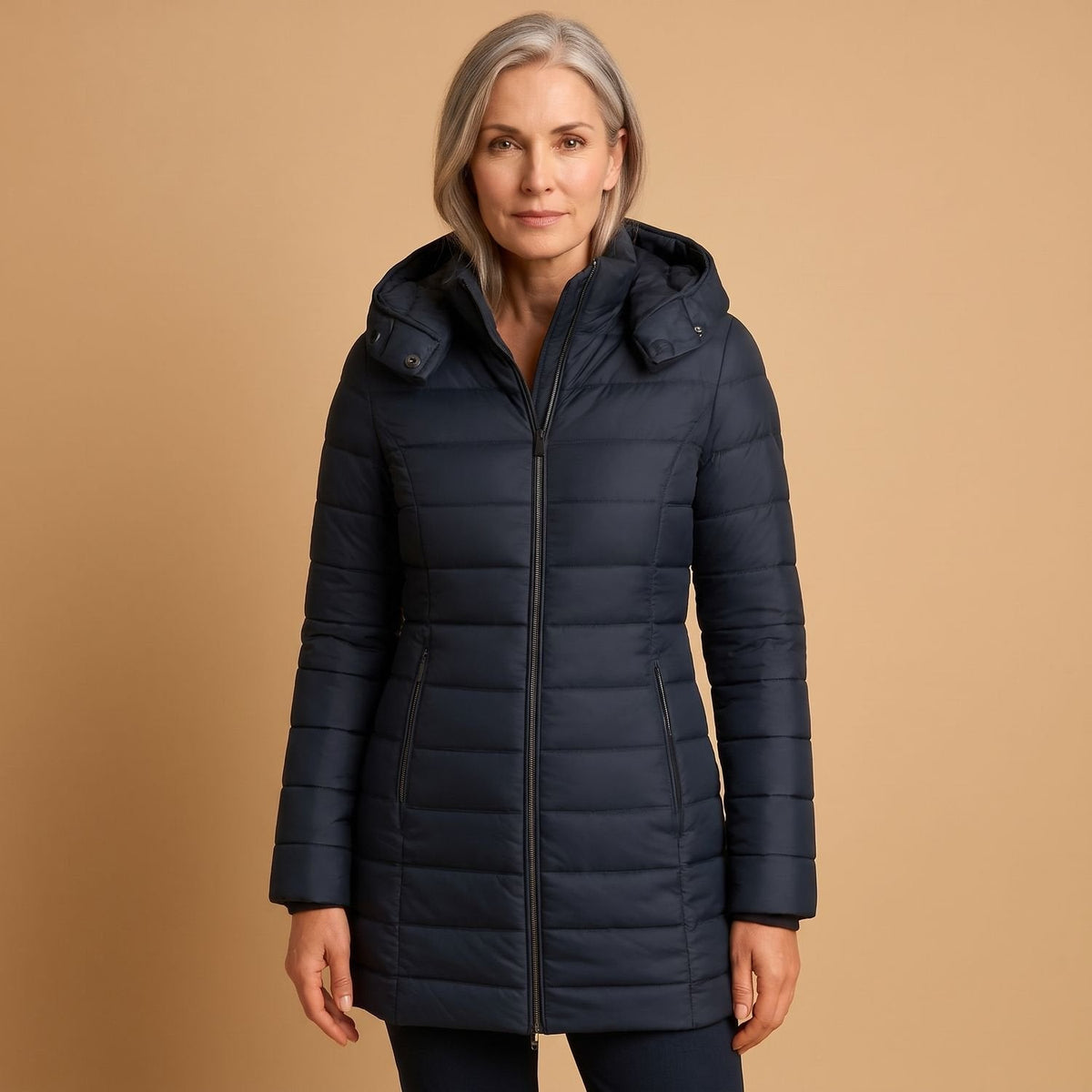 Penelope | Women's Lightweight Hooded Quilted Puffer Jacket