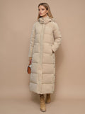 Olivia | Women's Long Quilted Hooded Puffer Jacket
