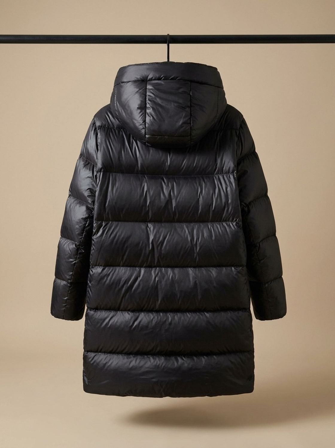 Penelope | Women's Longline Quilted Hooded Puffer Jacket