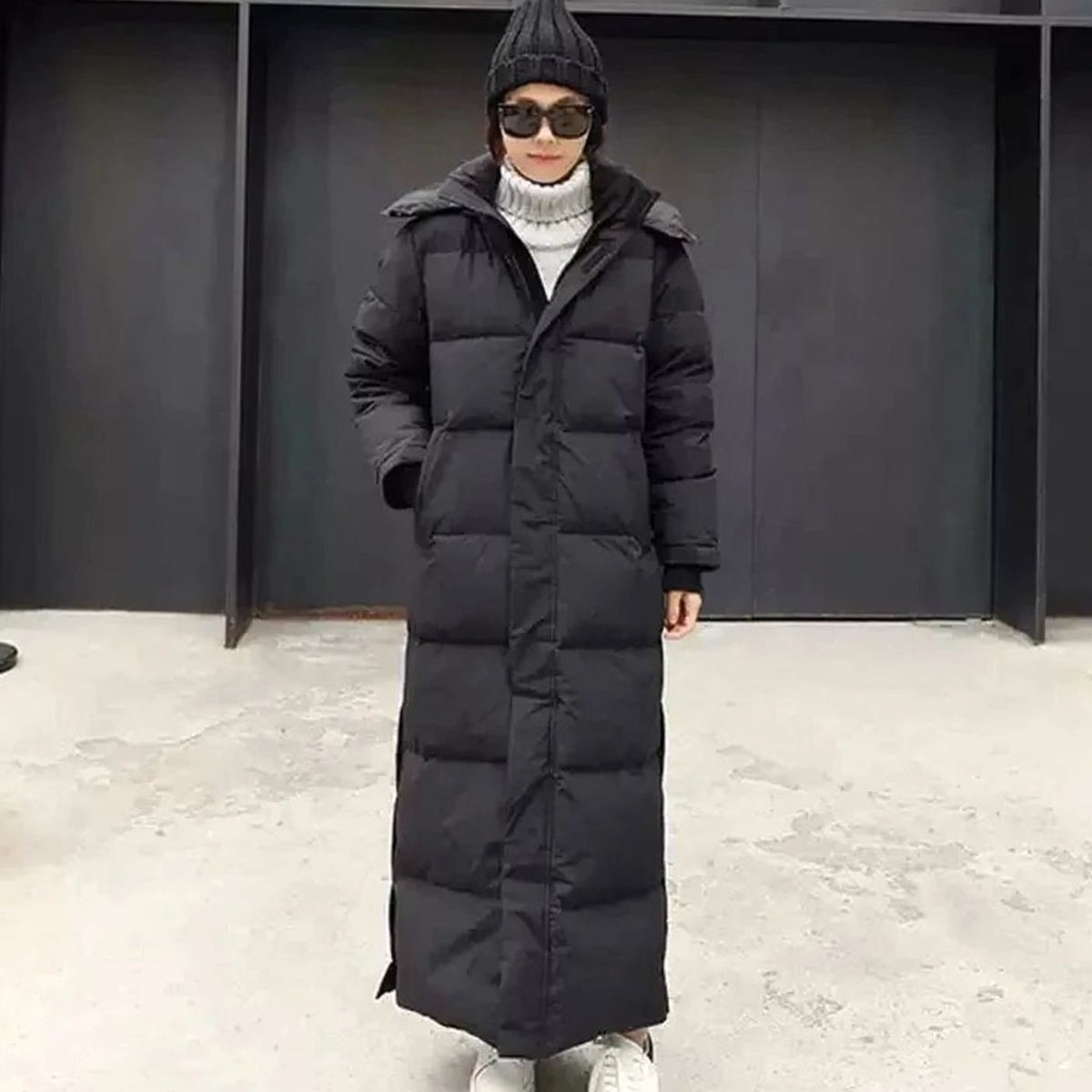 Isabella | Women's Maxi-Length Hooded Long Puffer Coat