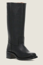 Aria | Women's Mid-Calf Stacked-Heel Classic Western Boots