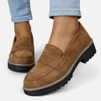 Aria | Women's Orthopedic Cushioned Slip-On Platform Penny Loafers
