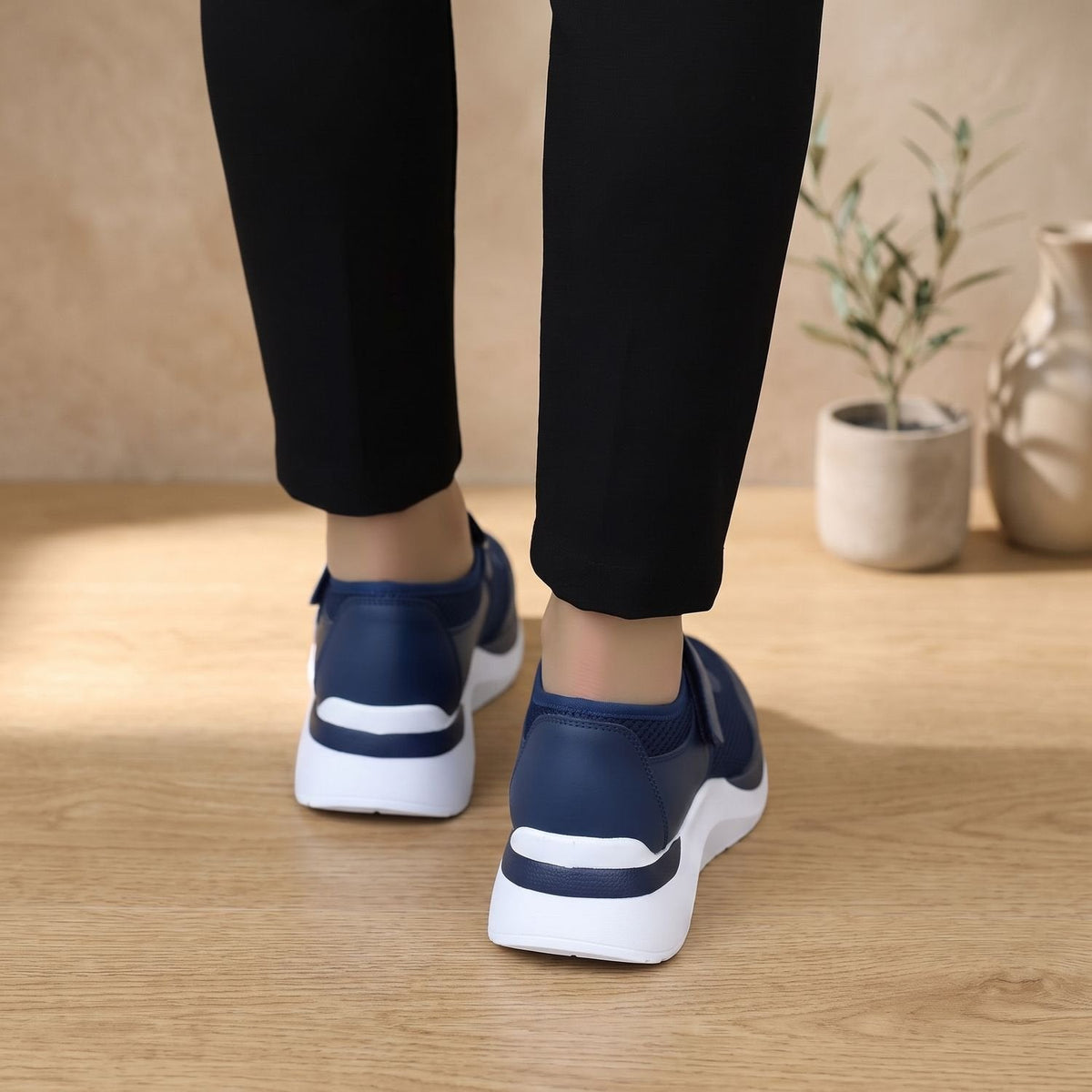 Harper | Women's Orthopedic Mary Jane Mesh Velcro Sneakers