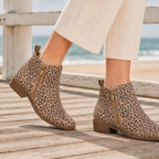 Harper | Women's Orthopedic Side-Zip Low-Heel Ankle Boots
