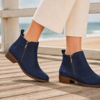 Harper | Women's Orthopedic Side-Zip Low-Heel Ankle Boots