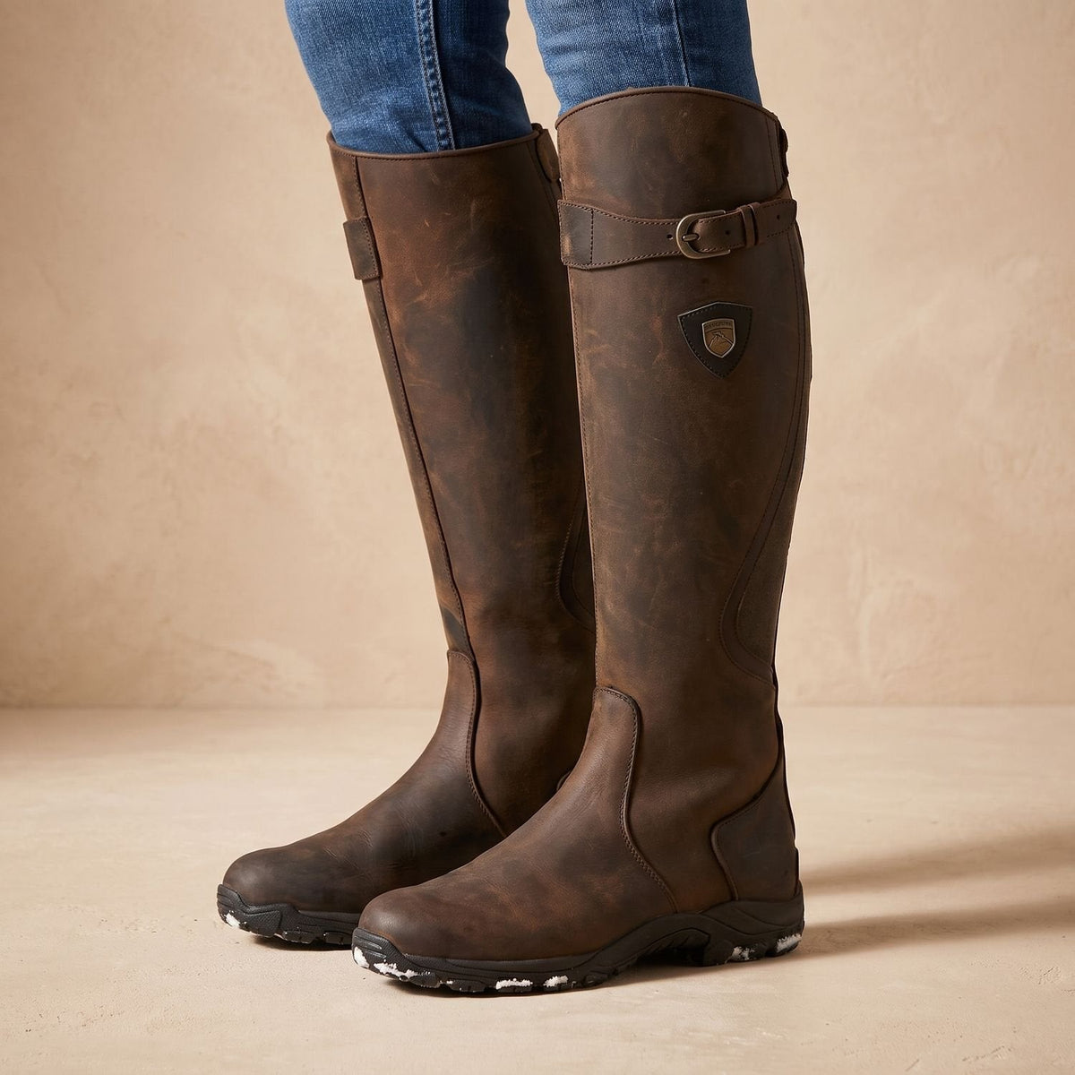 Emma | Women's Orthopedic Tall Riding Buckle-Strap Boots