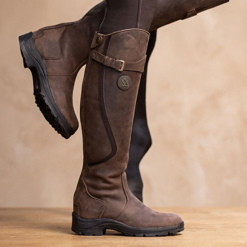 Emma | Women's Orthopedic Tall Riding Buckle-Strap Boots