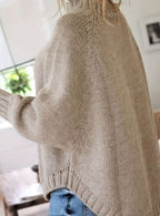 Olivia | Women's Oversized Cable Knit High-Neck Sweater