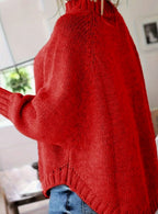 Olivia | Women's Oversized Cable Knit High-Neck Sweater