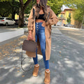 Aria | Women's Oversized Long Hooded Zip-Up Coat