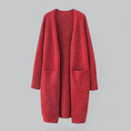 Evelyn | Women's Oversized Long Open-Front Knit Cardigan