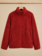 Olivia | Women's Plush Full-Zip Fleece Jacket Stand Collar