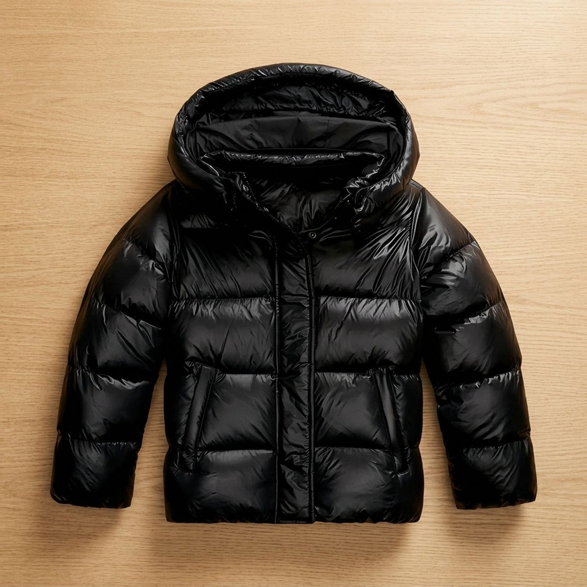Sophia | Women's Quilted Hooded Puffer Winter Jacket Full-Zip