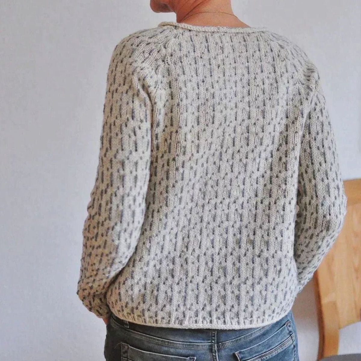 Scarlett | Women's Relaxed-Fit Crew Neck Long-Sleeve Knit Sweater