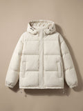 Aria | Women's Relaxed-Fit Hooded Puffer Jacket Drop-Shoulder Winter Coat