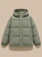 Aria | Women's Relaxed-Fit Hooded Puffer Jacket Drop-Shoulder Winter Coat