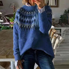 Madison | Women's Relaxed-Fit Nordic Fair Isle Pattern Sweater