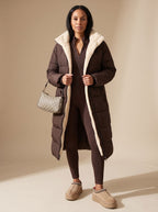 Grace | Women's Reversible Longline Hooded Puffer Winter Coat