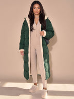 Grace | Women's Reversible Longline Hooded Puffer Winter Coat