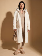 Grace | Women's Reversible Longline Hooded Puffer Winter Coat