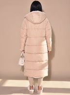 Grace | Women's Reversible Longline Hooded Puffer Winter Coat
