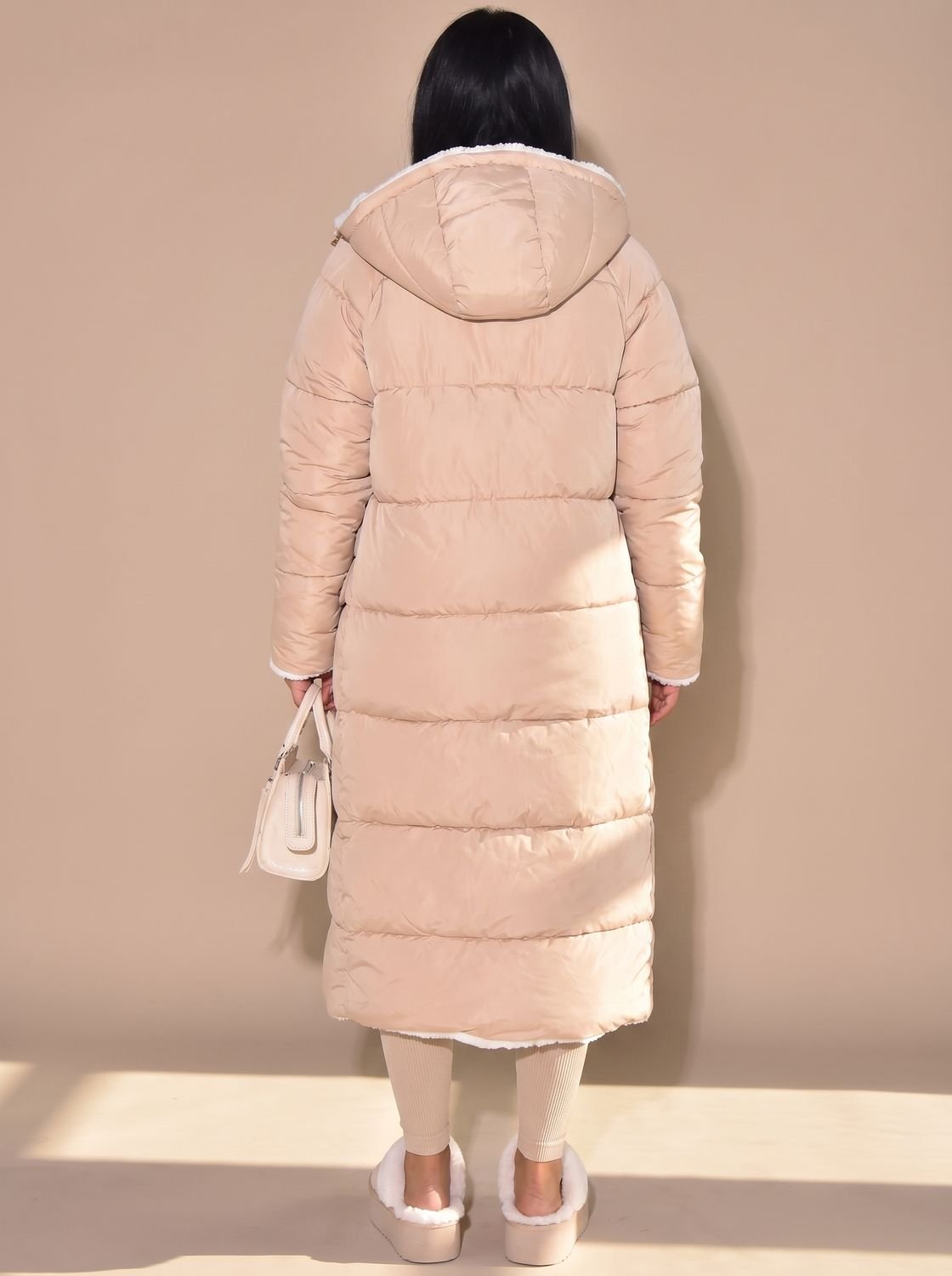 Grace | Women's Reversible Longline Hooded Puffer Winter Coat