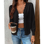 Madison | Women's Scalloped-Edge Button-Front Knit Cardigan