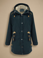 Madison | Women's Sherpa-Lined Hooded Parka Coat Adjustable-Waist
