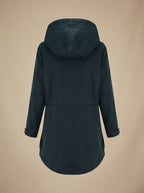 Madison | Women's Sherpa-Lined Hooded Parka Coat Adjustable-Waist