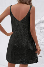 Camila | Women's Sleeveless Sequin Mini Evening Gown Cocktail Dress