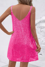 Camila | Women's Sleeveless Sequin Mini Evening Gown Cocktail Dress