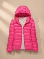 Evelyn | Women's Ultra-Light Hooded Quilted Winter Coat