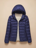 Evelyn | Women's Ultra-Light Hooded Quilted Winter Coat